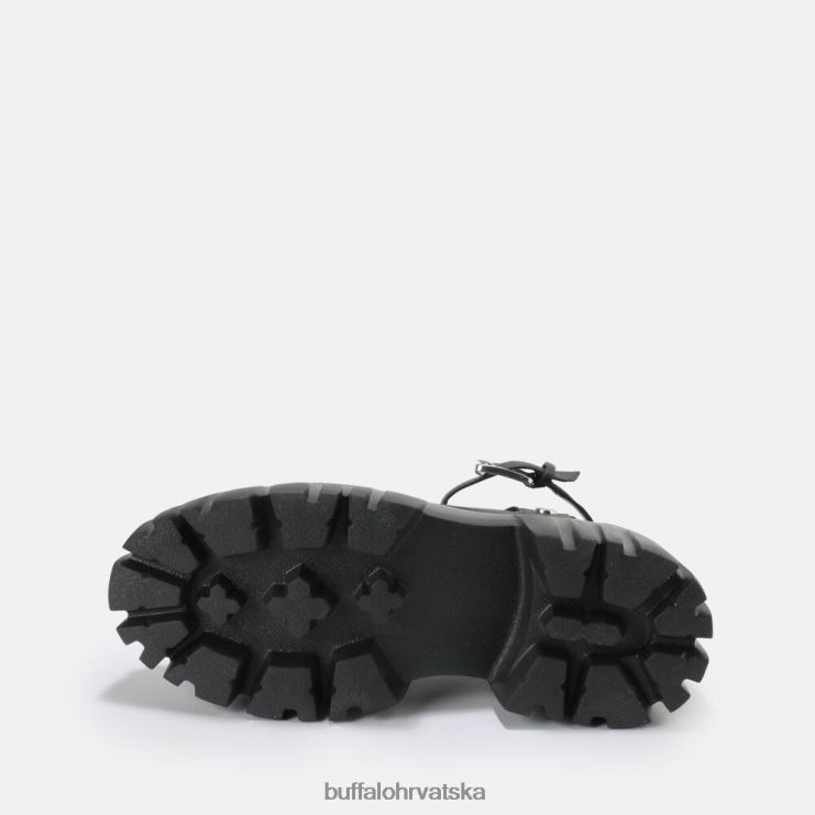 crno Buffalo veganska sandala s platformom lion riv |sandale TDD6T871